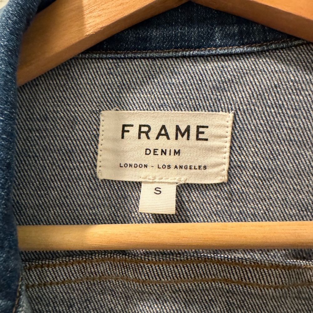 Frame Le Vintage Denim Jacket in Waltham Way - Picture 12 of 12
